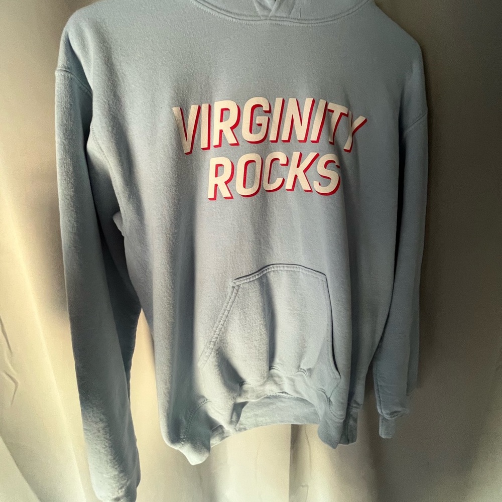 Blue Danny Duncan virginity rocks sweatshirt